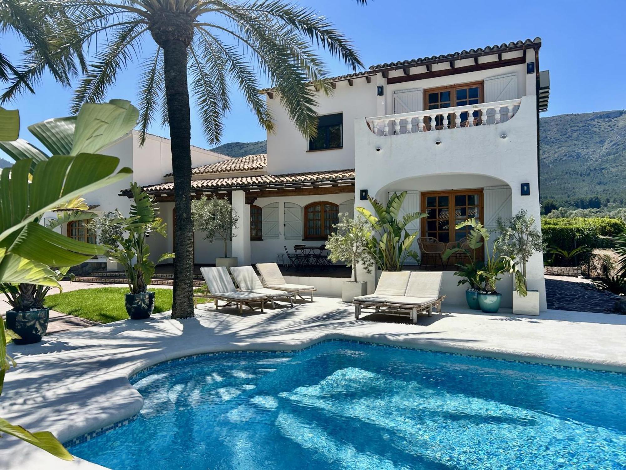 Villa Enri Villa Y Casita Con Piscina Y Jacuzzi Parcent エクステリア 写真